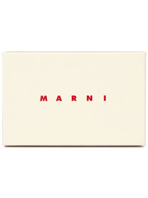 Logo Banded Coin Card Wallet Blue - MARNI - BALAAN 8