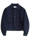 pocket button cotton denim jacket navy - LEMAIRE - BALAAN 2