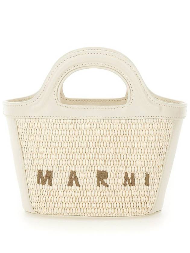 Rattan Micro Tropicalia Cross Bag White - MARNI - BALAAN 2