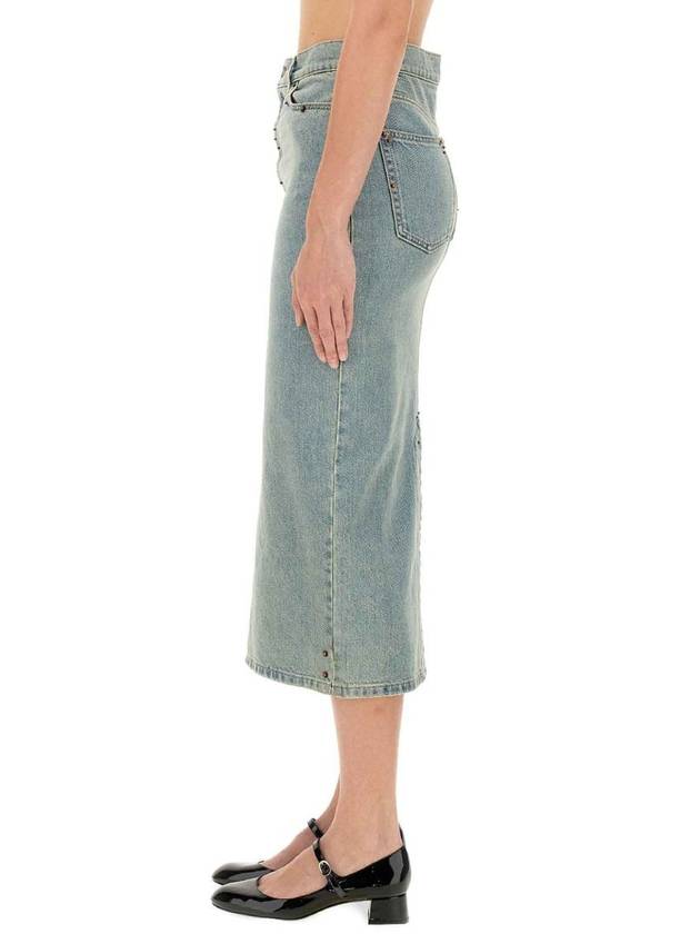 Moschino Denim Skirt - MOSCHINO - BALAAN 4