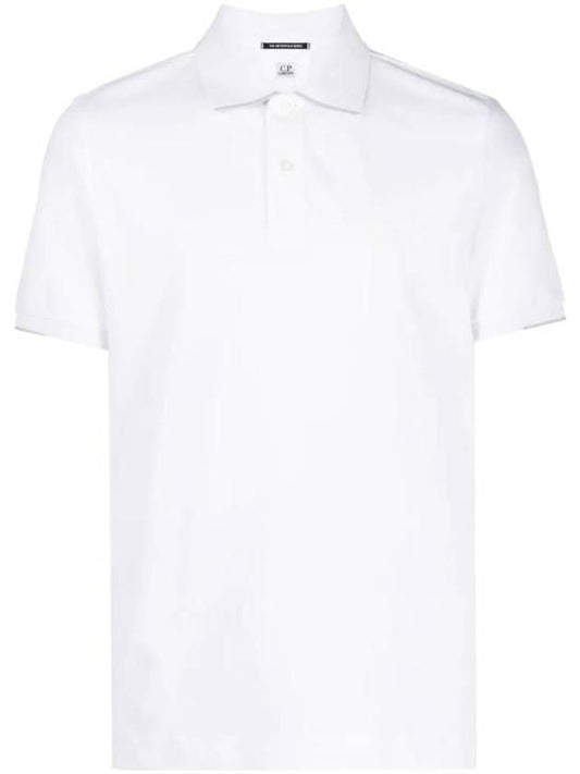 Metropolis Logo PK Shirt White - CP COMPANY - BALAAN.