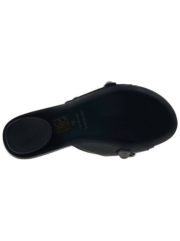 Le Cagole Slippers Black - BALENCIAGA - BALAAN 6