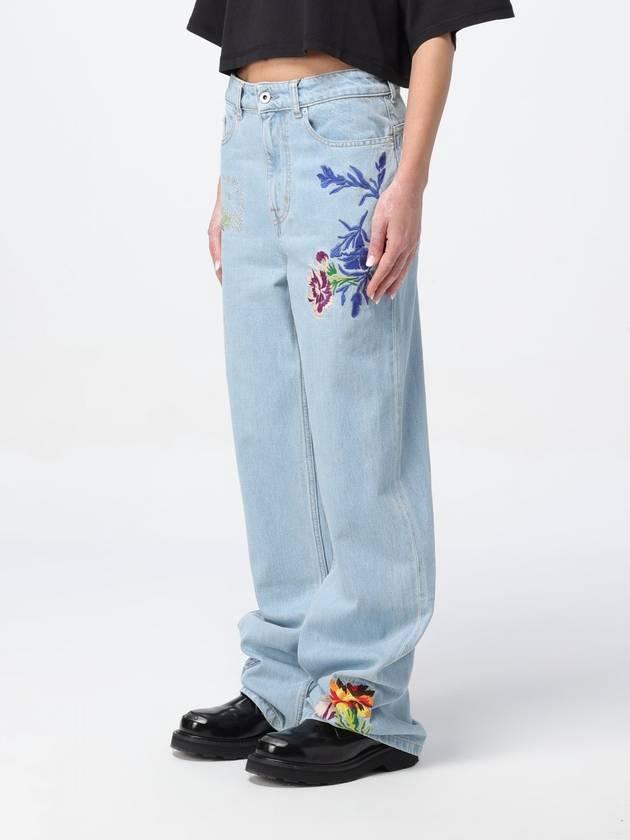 Jeans Kenzo in denim con ricami - KENZO - BALAAN 4