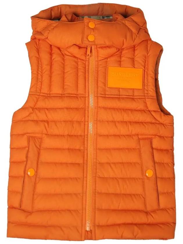 Kids Logo Hooded Padded Vest 8053710 - BURBERRY - BALAAN 1