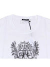 New Printed Short Sleeve T-Shirt White - BALMAIN - BALAAN 8