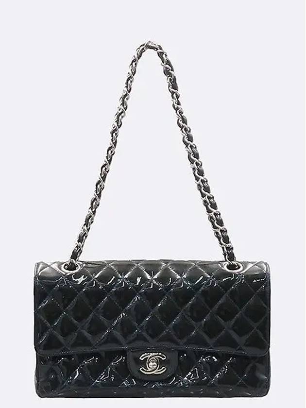 A01112 Classic Patent Medium M Size Flap Chain Shoulder Bag - CHANEL - BALAAN 2