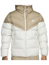 Primaloft Stormfit Windrunner Hooded Puffer Padding Khaki Lightbone - NIKE - BALAAN 2