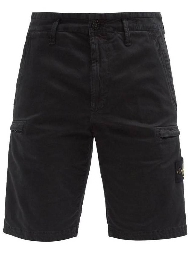 Wappen Patch Pocket Bermuda Shorts Black - STONE ISLAND - BALAAN 2