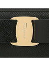 Vara Bow Zipper Card Wallet Black - SALVATORE FERRAGAMO - BALAAN 8