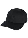 Embroidered Logo Ball Cap Black - CP COMPANY - BALAAN 3