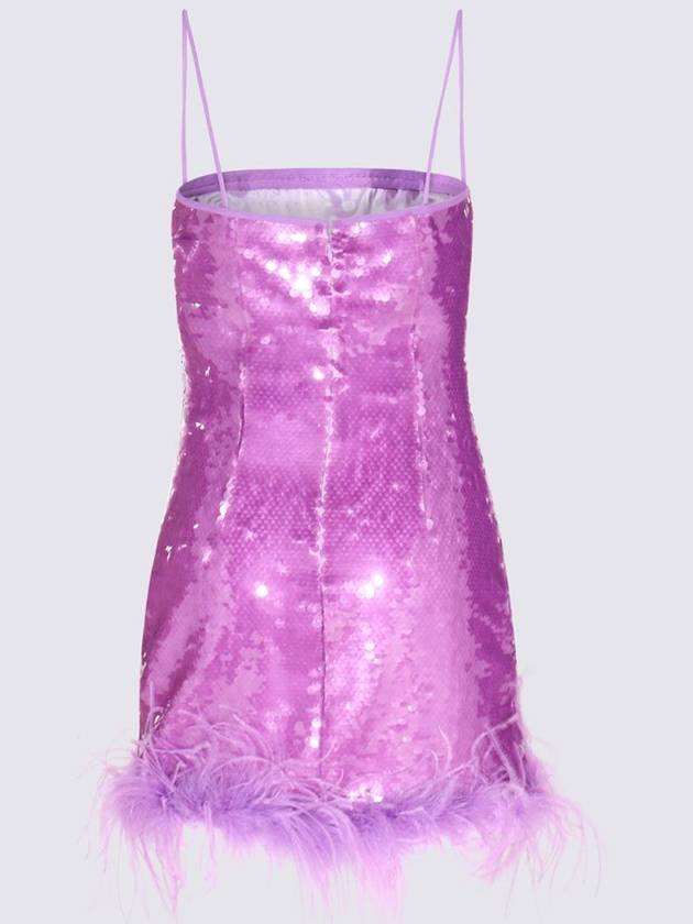 Giuseppe Di Morabito Purple Paillettes And Plumetis Mini Dress - GIUSEPPE DI MORABITO - BALAAN 2