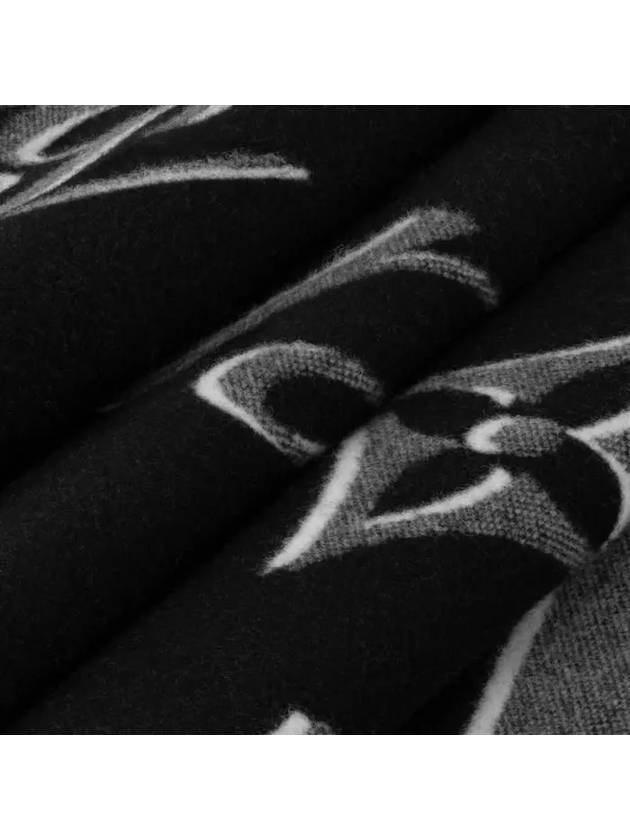 LV Vers Scarf Black - LOUIS VUITTON - BALAAN 4