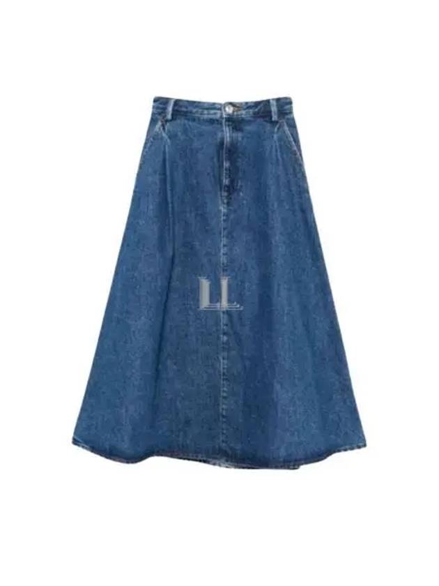 Denim A-Line Skirt Blue - A.P.C. - BALAAN 2