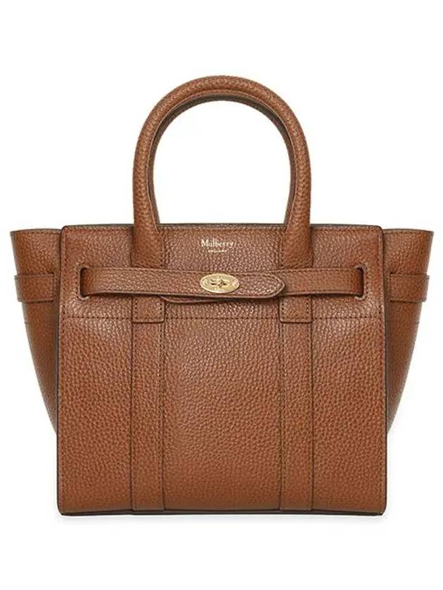 Bayswater Zipped Mini Tote Bag Oak - MULBERRY - BALAAN 4