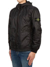 Compass Patch Hooded Jacket Black - STONE ISLAND - BALAAN 4