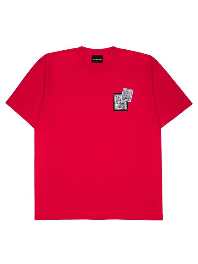 Disorder Patch T Shirt Red - BLACKBLOND - BALAAN 2