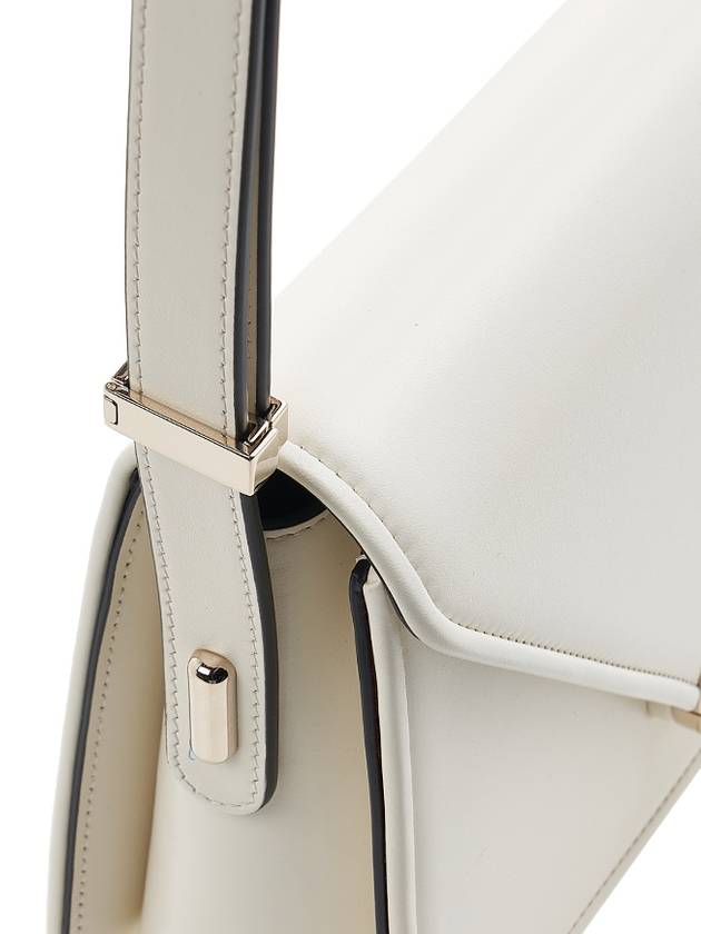 Leather Shoulder Bag Cream - VALENTINO - BALAAN 9