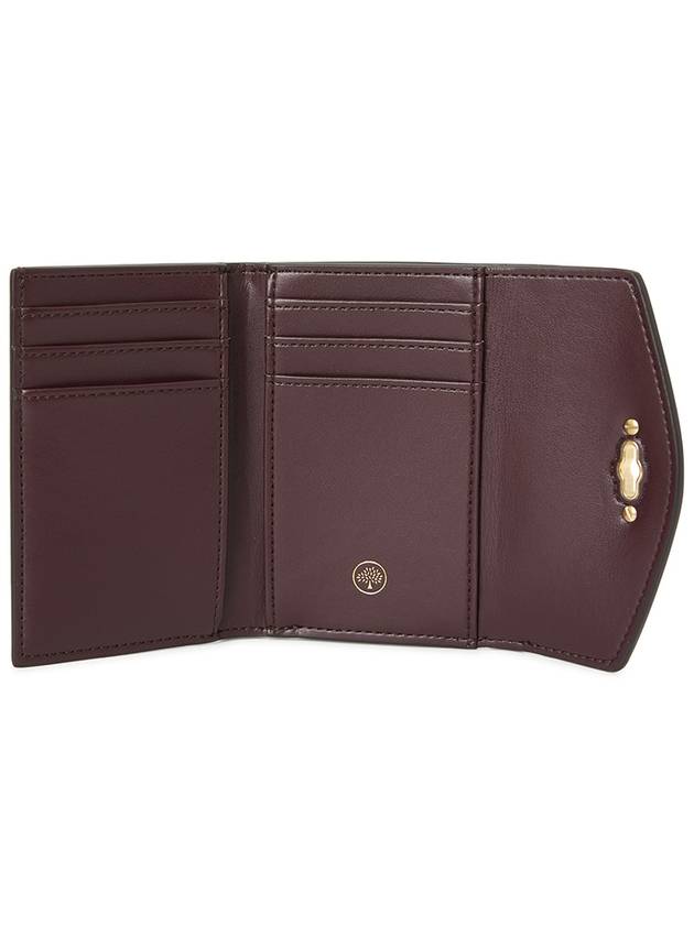 Micro Classic Grain Darley Folded Multi Card Wallet Maple - MULBERRY - BALAAN 6