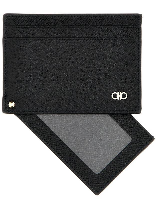 Salvatore Ferragamo 'Micro Gancio' Card Holder - SALVATORE FERRAGAMO - BALAAN 3