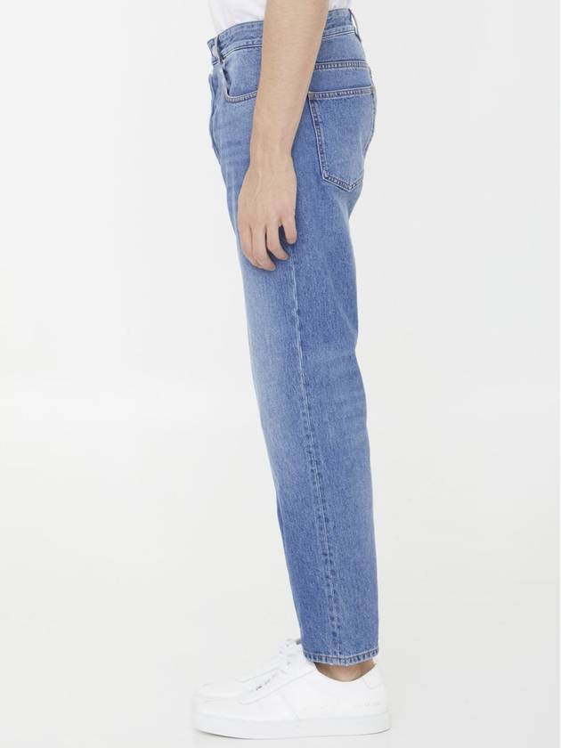 Cotton Back V Logo Signature Jeans Blue - VALENTINO - BALAAN 4