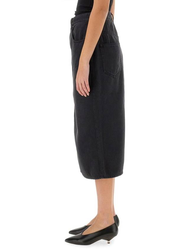 Tiloria Denim Midi Skirt JU0045FBB1H07I - ISABEL MARANT - BALAAN 5