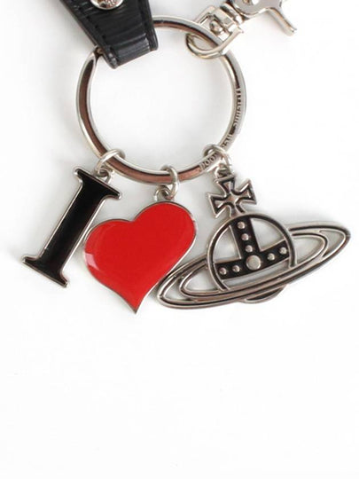 Vegan Palia I LOVE ORB Keyring Black 82030082 - VIVIENNE WESTWOOD - BALAAN 2