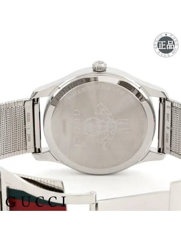 G-Timeless Watch 42MM Silver - GUCCI - BALAAN 4