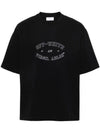 College Skate Short Sleeve T-Shirt Black - OFF WHITE - BALAAN 1