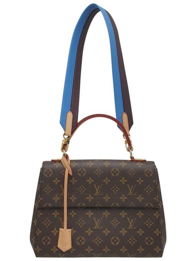 M42735 Monogram Canvas Clooney MM Blue Glacial Tote Bag Strap - LOUIS VUITTON - BALAAN 5