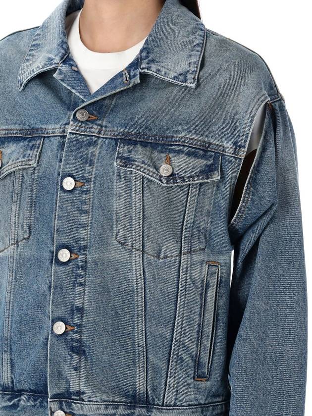 DENIM JACKET SLEEVE CUT - MAISON MARGIELA - BALAAN 3