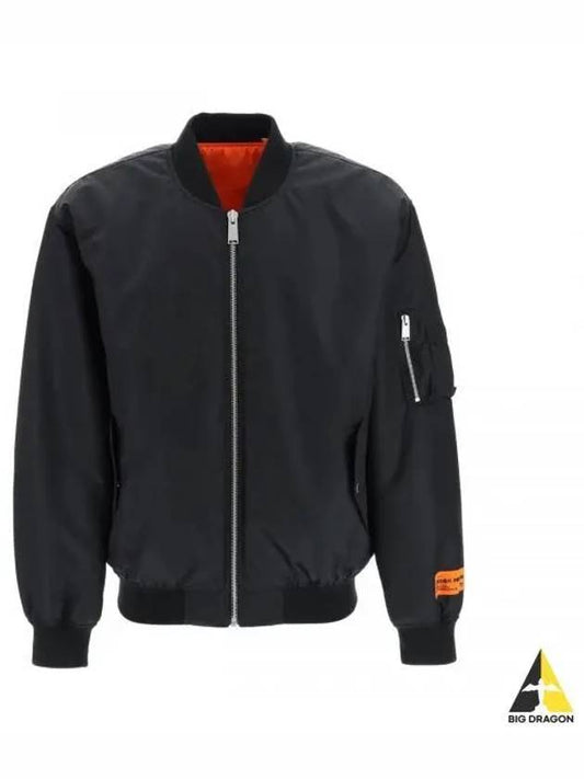 X-ray Nylon Bomber Jacket Black - HERON PRESTON - BALAAN 2