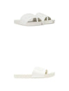 Embossed Logo Tabi Slippers White - MAISON MARGIELA - BALAAN 5