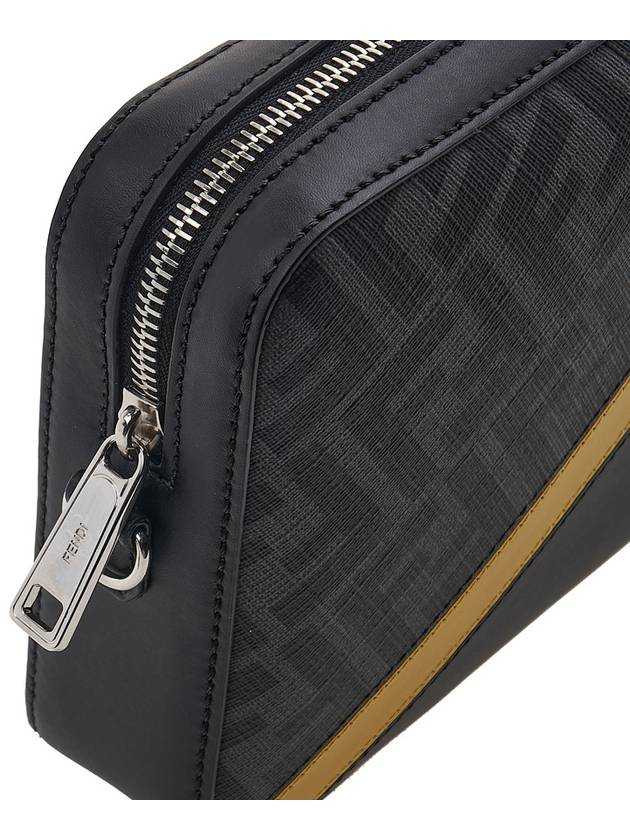 Diagonal FF Logo Camera Cross Bag Black - FENDI - BALAAN 9