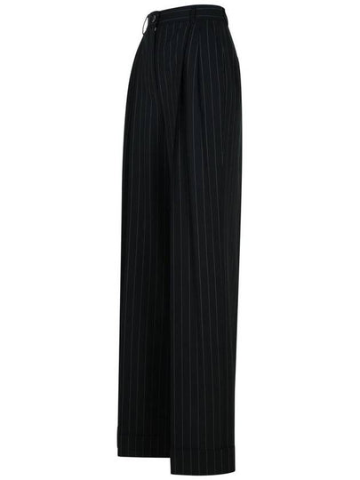 Dolce & Gabbana Black Virgin Wool Trousers - DOLCE&GABBANA - BALAAN 2