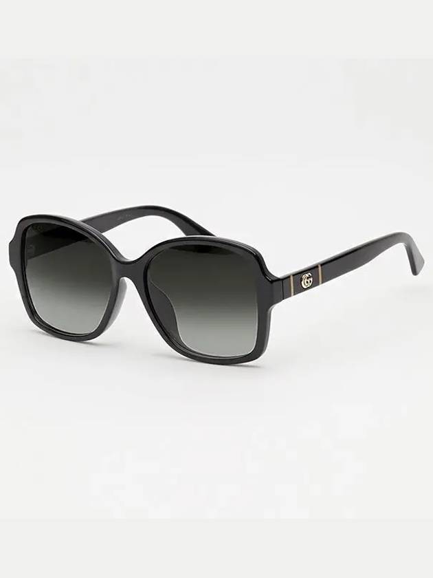 Eyewear Horn Rim Asian Fit Sunglasses Black - GUCCI - BALAAN 8