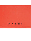 color block leather bifold wallet PFMI0003L0LV520 - MARNI - BALAAN 8