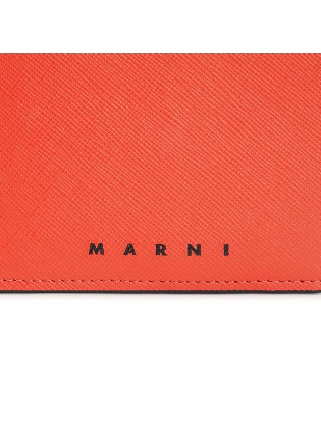 color block leather bifold wallet PFMI0003L0LV520 - MARNI - BALAAN 8