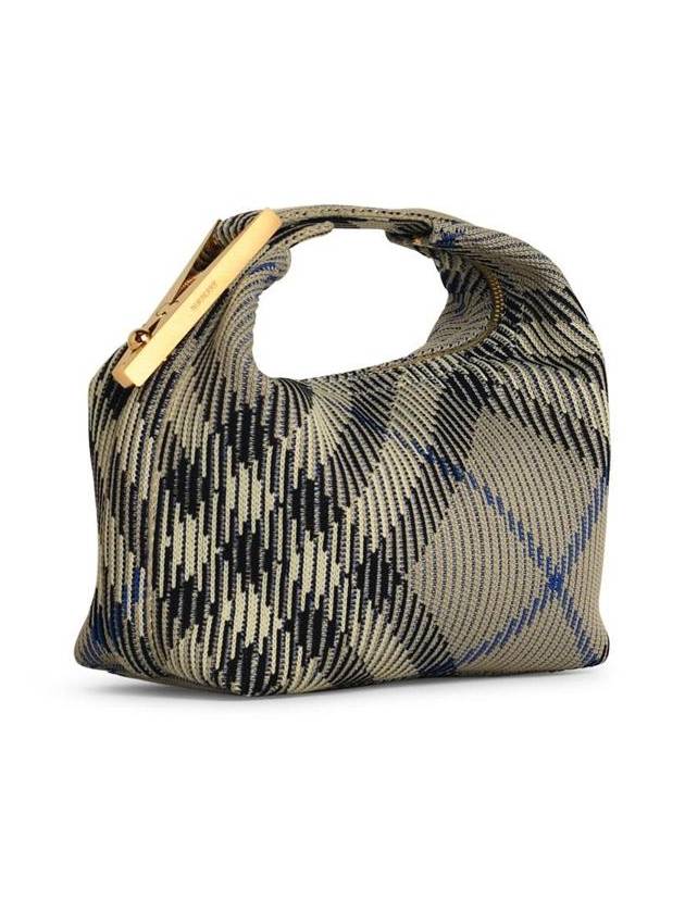 Peg Mini Check Duffel Bag Beige - BURBERRY - BALAAN 3