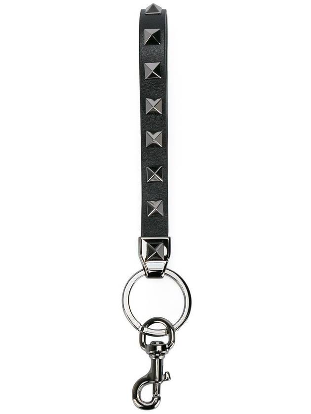 Rockstud Key Ring Blue - VALENTINO - BALAAN 3