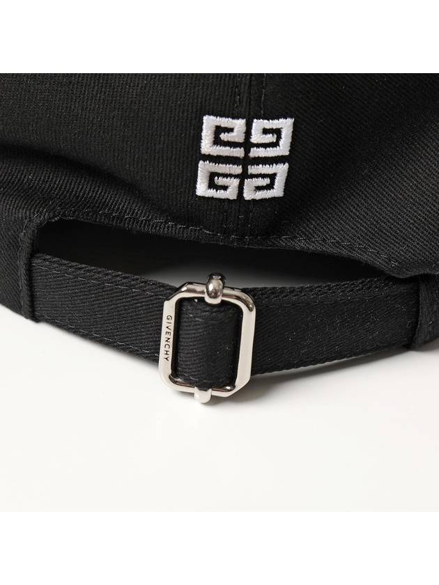 4G Logo Twill Ball Cap Black - GIVENCHY - BALAAN 7