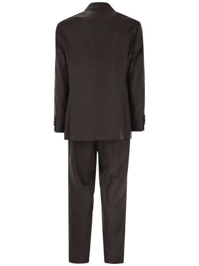 Set with chest and half jacket and leisure-fit trousers with pleats - BRUNELLO CUCINELLI - BALAAN 2