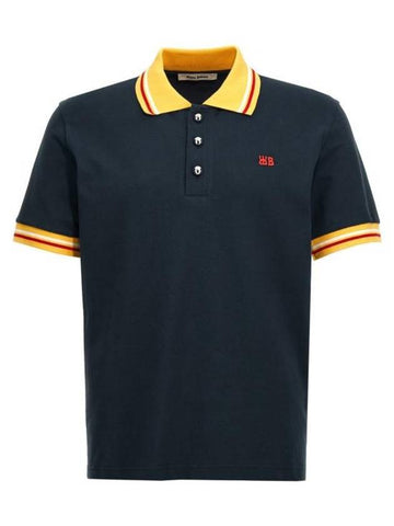 Wales Bonner Polo T Shirt MS24JE11 JE05 599 Free - WALES BONNER - BALAAN 1