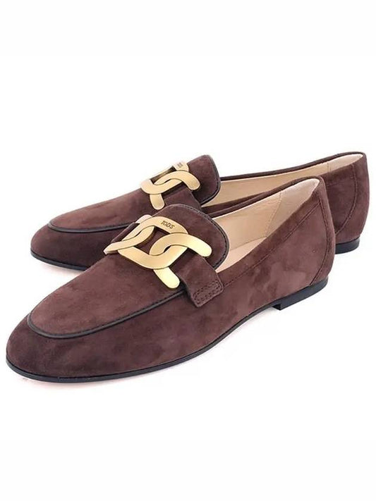 Women's Kate Suede Loafers Brown - TOD'S - BALAAN 2