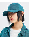 Women's Soju Crop Jacket Denim Set Green - C WEAR BY THE GENIUS - BALAAN 3