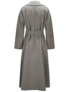 Elisa ELISA wool belted long coat 2390110231 008 - MAX MARA - BALAAN 3