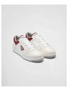 Downtown Re-Nylon Low Top Sneakers White Garnet - PRADA - BALAAN 2