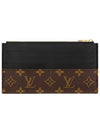 Slim Monogram Card Wallet Brown - LOUIS VUITTON - BALAAN 4