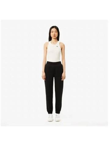 Women s graphic point basic sweatpants black - LACOSTE - BALAAN 1