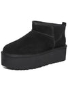 Classic Ultra Mini Platform Winter Boots Black - UGG - BALAAN 7