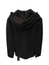 Pierced Design Zip Up Hoodie Black - NEIL BARRETT - BALAAN 4